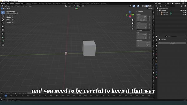 [3D Modeling Basics #10] How to Scale for Roblox in Blender – Beginner Tutorial