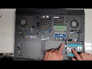 Alienware 17 R5 Disassembly RAM SSD Hard Drive Upgrade Repair