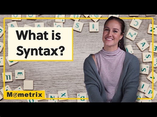 Explaining Syntax - Making Sentences Clear & Understandable