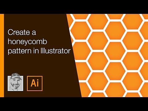 Create a honeycomb pattern in Illustrator