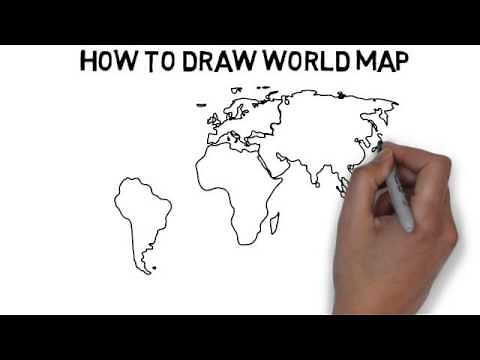 How To Draw World Map