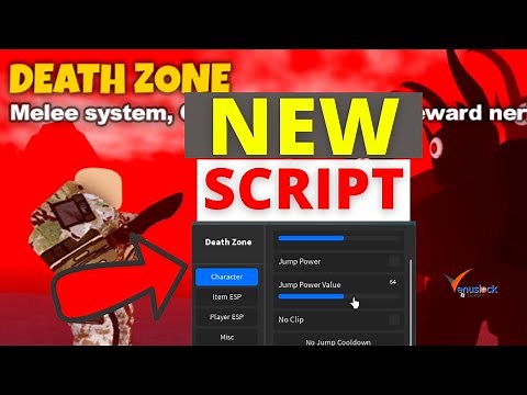 Death Zone Script Roblox | Aura Damage | Speed Walk | Infinite Jump