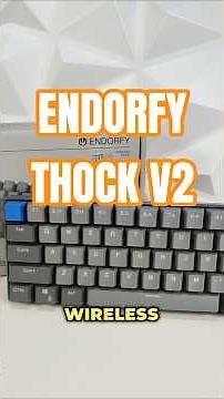 The Endorfy Thock V2 compact wireless keyboard #Endorfy