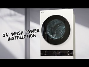 [LG FrontLoad Washers] WashTower Installation