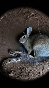 Heartstopper: Snake vs. Mother Rabbit (Live Burrow Footage)