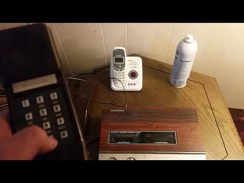 Vintage 1980s Panasonic Answering Machine With 80s Musical Outgoing Message