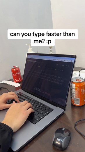 me doing a typing test on monkeytype #typing