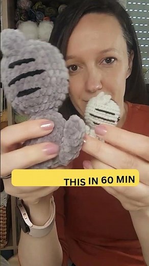 I Crocheted This Cat in 60 Minutes… :)
