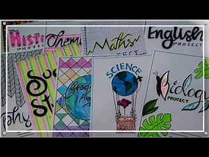 Front Page Design For School Projects | CRAFTSWOMAN
