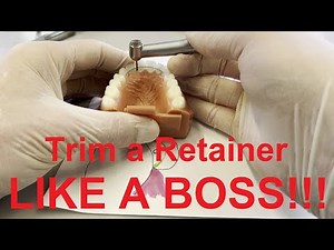 How to Trim a Fixed Retainer