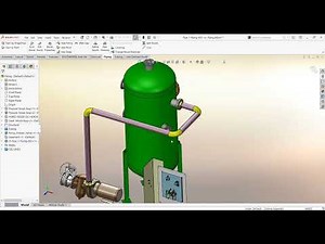 SOLIDWORKS Piping and Routing Demo | SOLIDWORKS Routing | SOLIDWORKS Piping and Tubing Tutorials