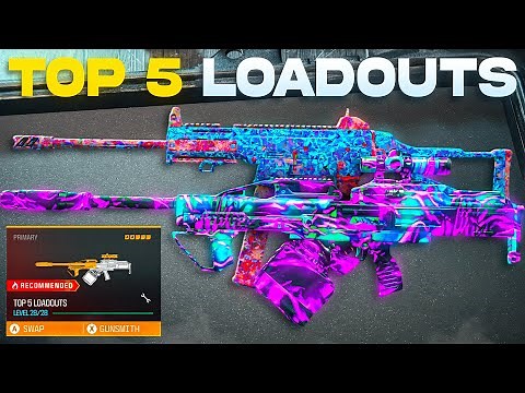 Top 5 BEST CLASS SETUPS in WARZONE 3 RIGHT NOW! (Meta Loadouts)