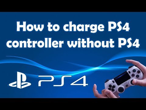 How to charge PS4 controller without PS4