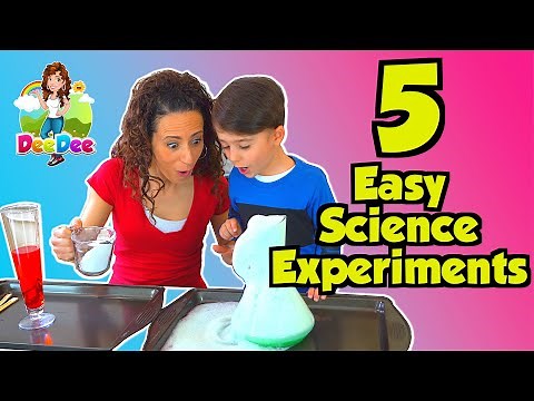 5 Easy Science Experiments for Kids with DeeDee | Learn at Home