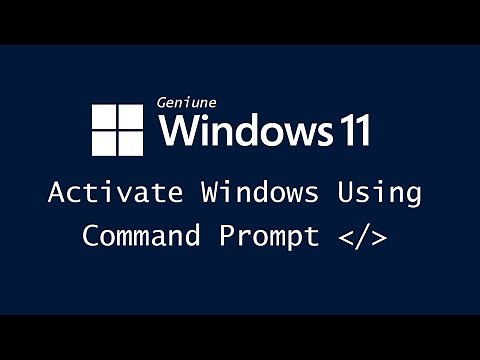 Activate Windows 11 | Genuine | CMD