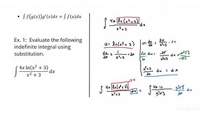 Finding Indefinite Integrals Using Substitution | Calculus | Study.com