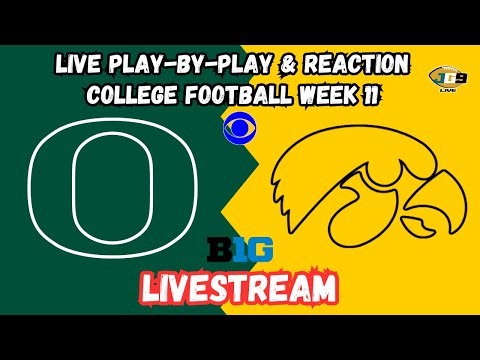 Oregon vs. Iowa | College Football Week 11 | CBS LIVESTREAM | LIVE Play-By-Play & Reaction