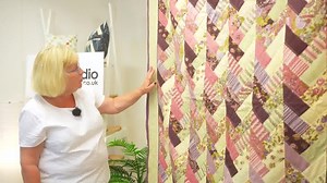 What a funky way of making a Friendship Braid Quilt. | The Sewing Studio UK