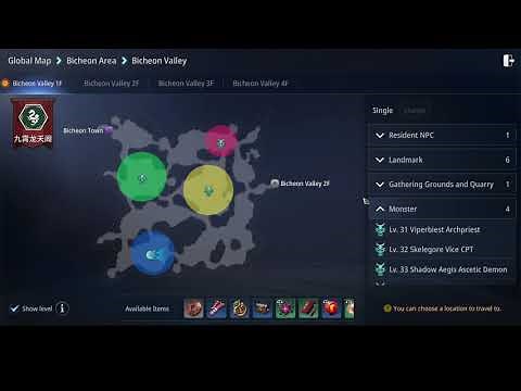 Obtain Oracle Bone Script By Defeating Demons in Bicheon Valley (MIR4 Guide)