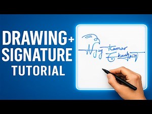 🔴 Perfect Signature + Drawing Art | Super Smooth Pen Style (Step-by-Step) | Ajay Kumar Chauhan