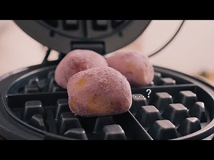 8 types of food using waffle maker and trying for the first time.