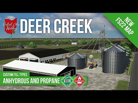 Deer Creek Map Tour - Big Machinery and Bigger Fields - Farming Simulator 22