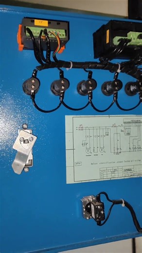 cold room control panel circuit diagram