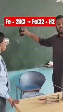 Making Iron(II) Chloride (FeCl₂) Using HCl | Simple Chemistry Experiment