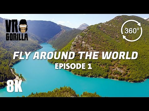 Fly Around the World in 360 - Episode 1 - 8K 360 Aerial VR Video (Teaser)