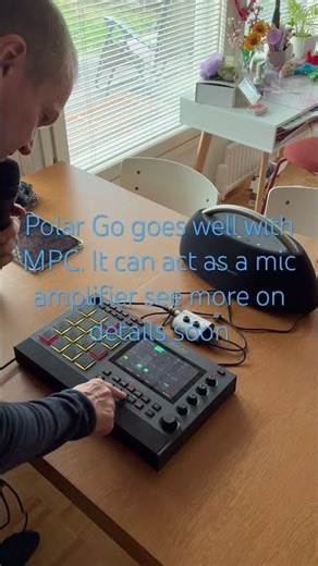 Polar Go with MPC #mpc #audio #mic