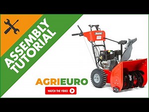 Snapper M1024E Petrol Snow Blower - B&S 950 Snow Engine - Assembly tutorial