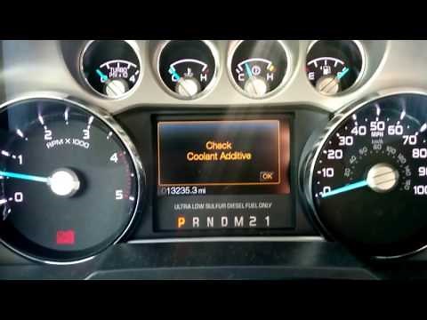 2016 Super Duty 6.7 Powerstroke Check Coolant Additive warning, and what I did to fix it