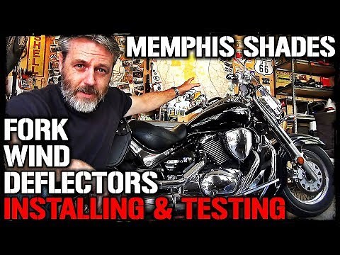 Motorcycle Fork Wind Deflectors