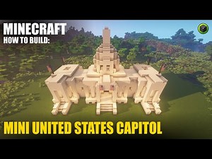 HOW TO BUILD: Mini UNITED STATES CAPITOL | MINECRAFT BUILDINGS #40