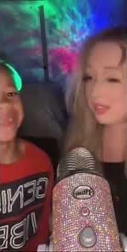 Little kid screaming into microphone and scaring mom