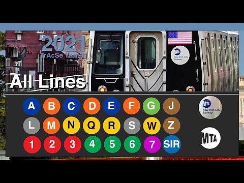 MTA New York City Subway ALL LINES!