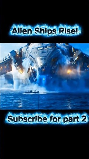 Alien Warships Emerge from the Ocean 🌊#movie #film #scifimovies