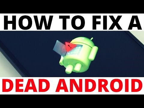 How to Fix The Dead Android and Red Triangle Error Symbol - Android Recovery Screen