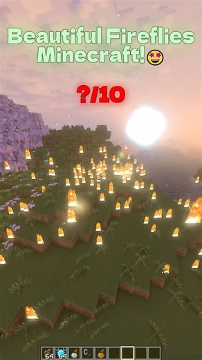 Magical Fireflies From Minecraft #caketraining