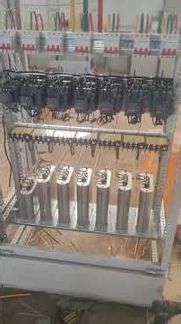 ATS + capacitor bank panel installation