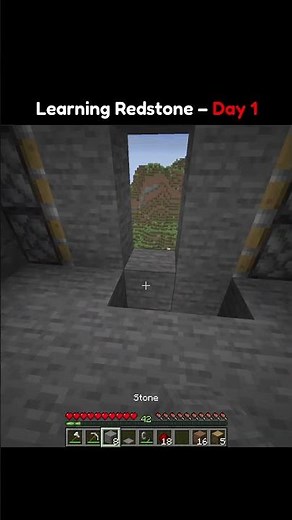 Learning Redstone - Day 1
