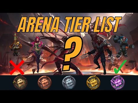 The MOST BROKEN Champions In Arena!! | League Of Legends Arena Tier List | Easy Gladiator Rank!