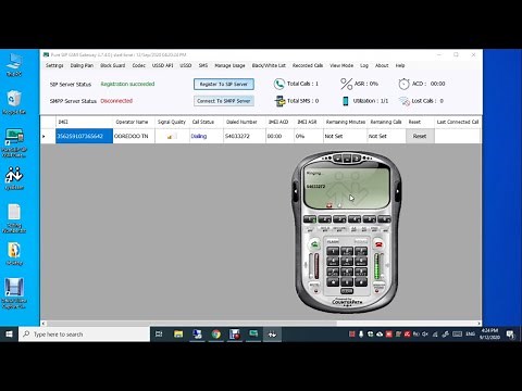 Pure-VoIP SIP GSM Gateway Solution Demo