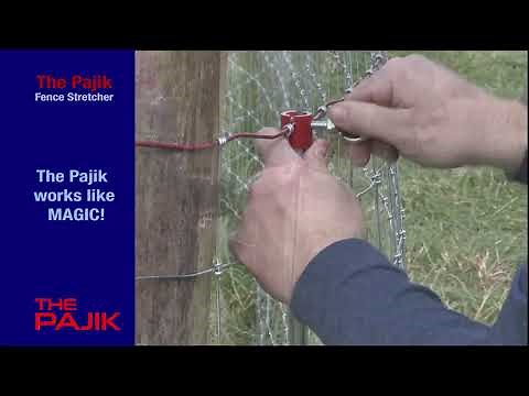 How to Install Woven Wire Fencing using The PAJIK Fence Stretcher