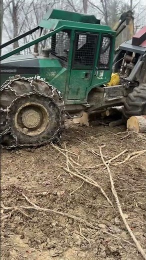 Timberjack 380c pulling some trees to the landing #skidder #timberjack #logging #fyp #foryou