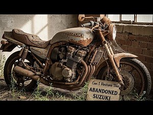Can I Restore This ABANDONED SUZUKI Motorbike To Its Former Glory?