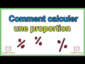 Comment calculer une proportion (formule)