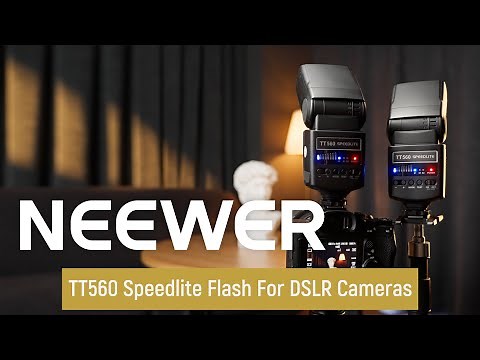 Introducing the NEEWER TT560 Speedlite Flash For DSLR Cameras