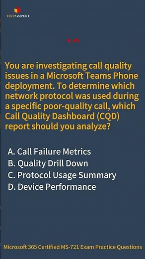 MS-721 Collaboration Communications Systems Engineer Exam Practice Questions No.1-2 #microsoft365