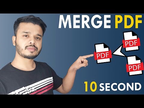 How To Merge PDF Files Into One In 10 Seconds (FREE!!!) - Merge PDF Offline